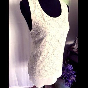 Style & Co Lace lined Tank